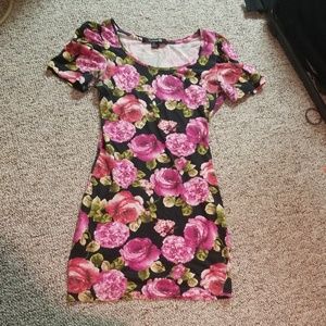 Floral bodycon dress